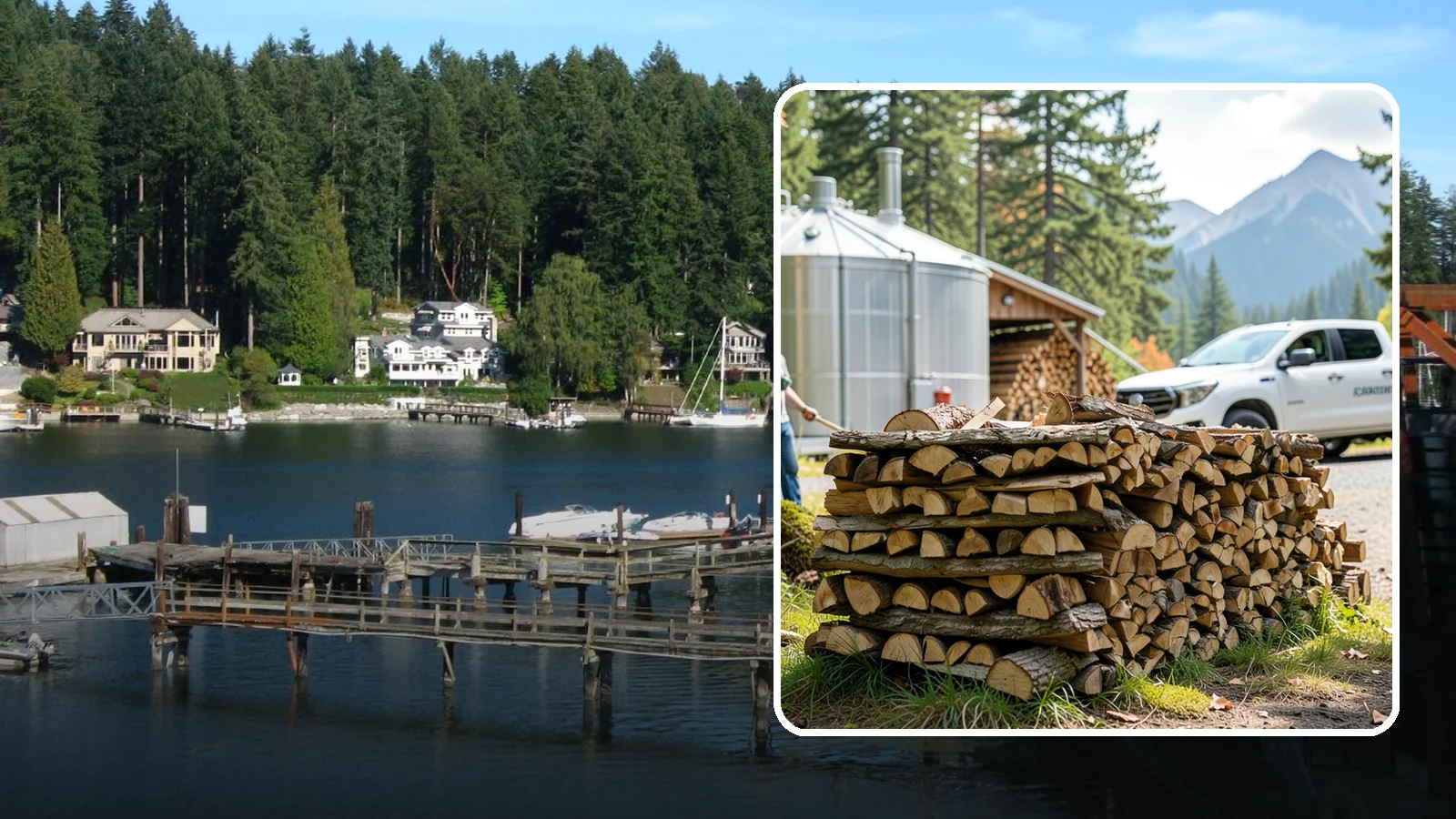 Brewery Firewood in Gig Harbor, Pierce County, WA - We provide Pacific Northwest breweries and taprooms with seasoned firewood for patios, fire pits, and outdoor gathering spaces.