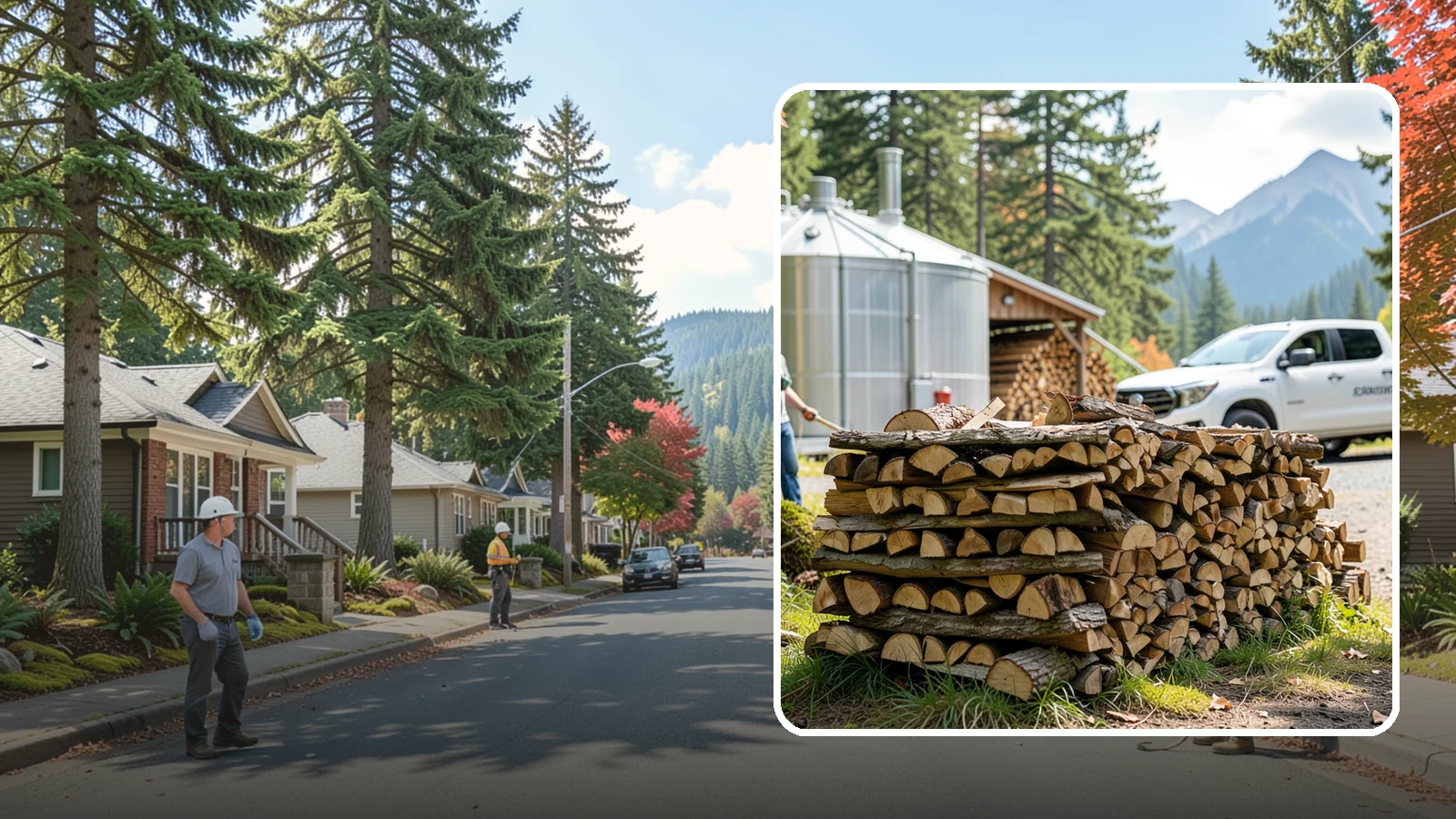 Brewery Firewood in Hunts Point, King County, WA - We provide Pacific Northwest breweries and taprooms with seasoned firewood for patios, fire pits, and outdoor gathering spaces.