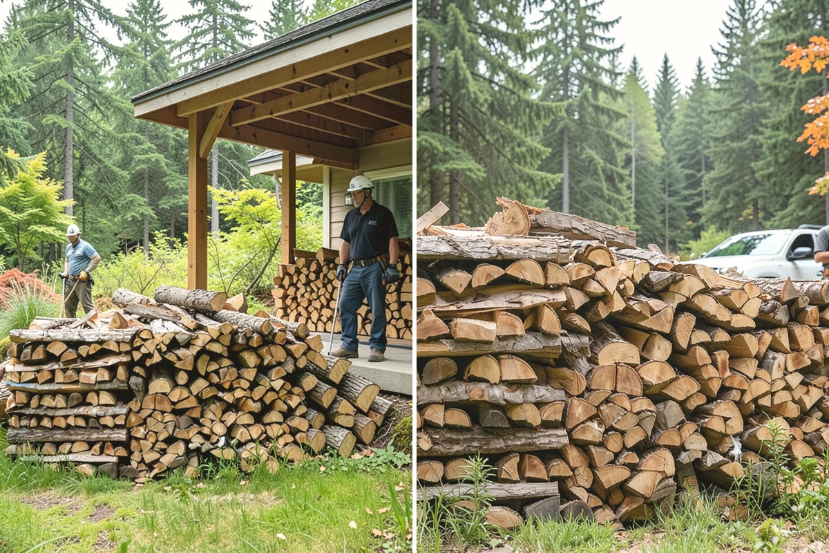 Brewery Firewood in Issaquah, King County, WA - Assess your patio fire features and burn volume