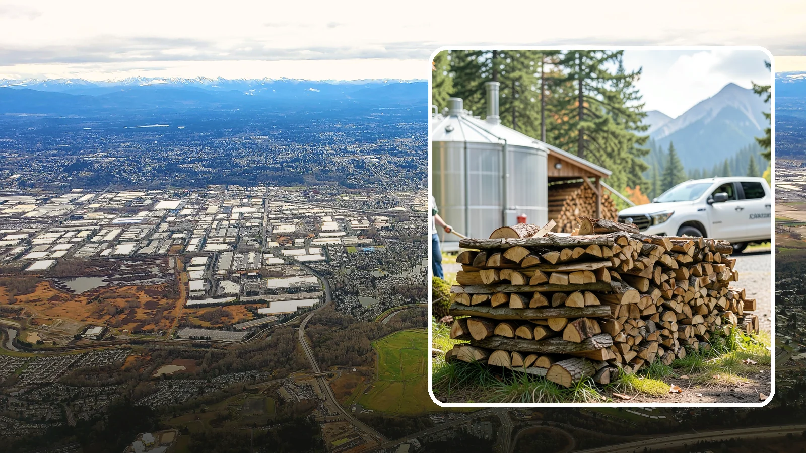Brewery Firewood in Kent, King County, WA - We provide Pacific Northwest breweries and taprooms with seasoned firewood for patios, fire pits, and outdoor gathering spaces.
