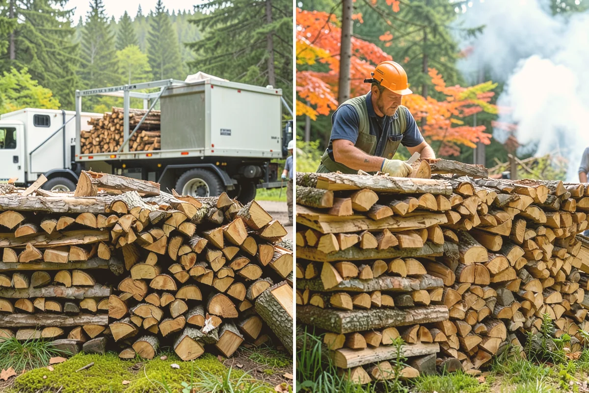 Brewery Firewood in Kent, King County, WA - Assess your patio fire features and burn volume