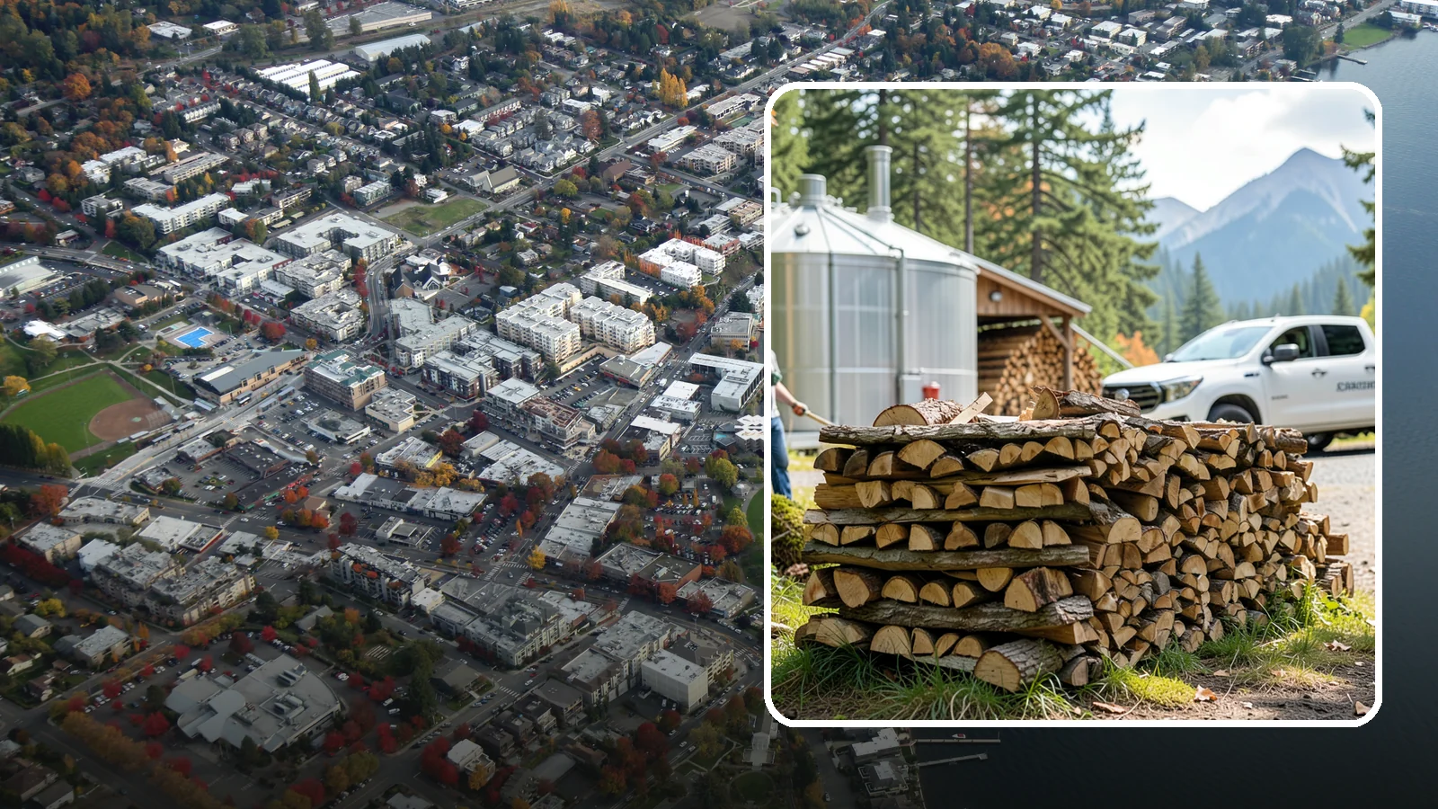 Brewery Firewood in Kirkland, King County, WA - We provide Pacific Northwest breweries and taprooms with seasoned firewood for patios, fire pits, and outdoor gathering spaces.