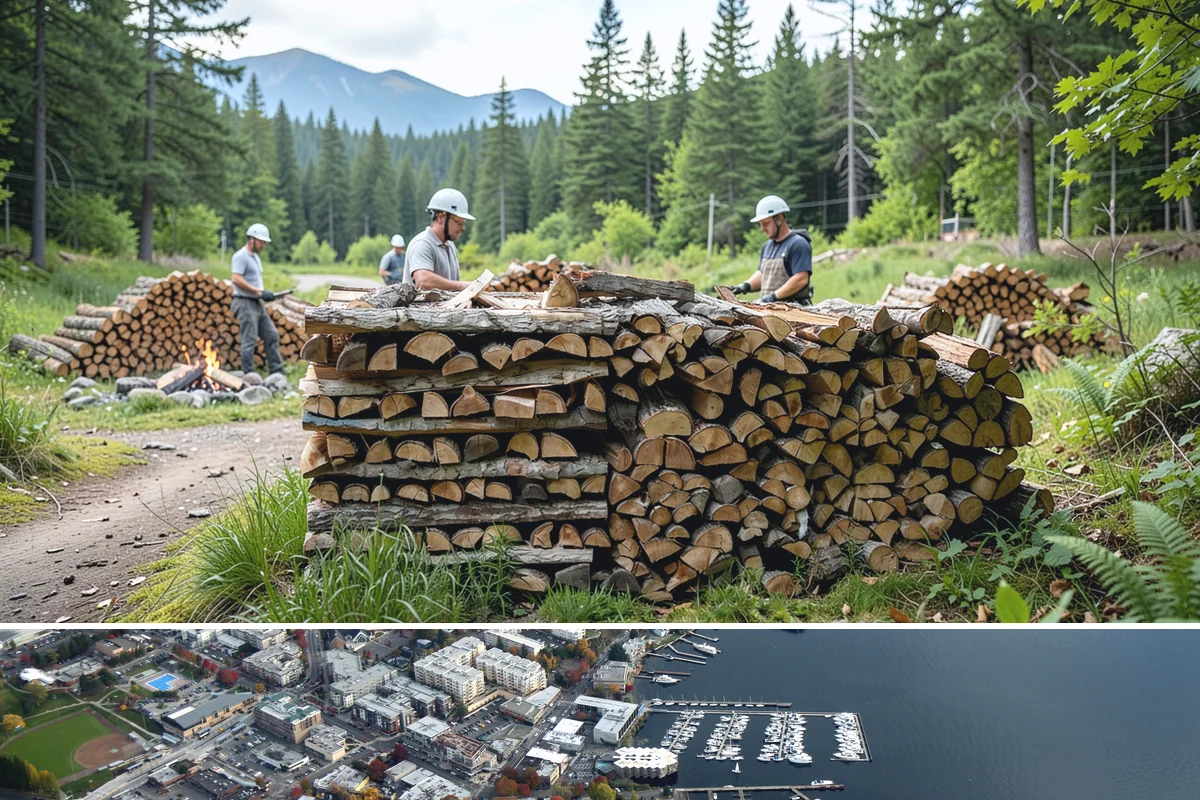 Brewery Firewood in Kirkland, King County, WA - Keep patios stocked through fall and winter when the fire pits keep guests outside.