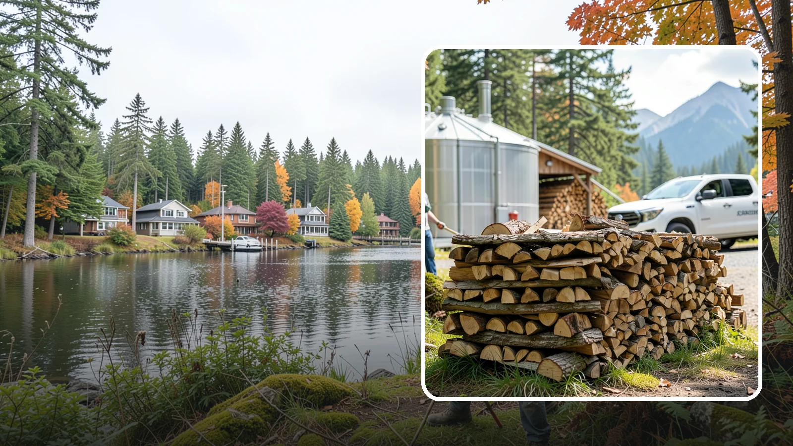 Brewery Firewood in La Conner, Skagit County, WA - We provide Pacific Northwest breweries and taprooms with seasoned firewood for patios, fire pits, and outdoor gathering spaces.