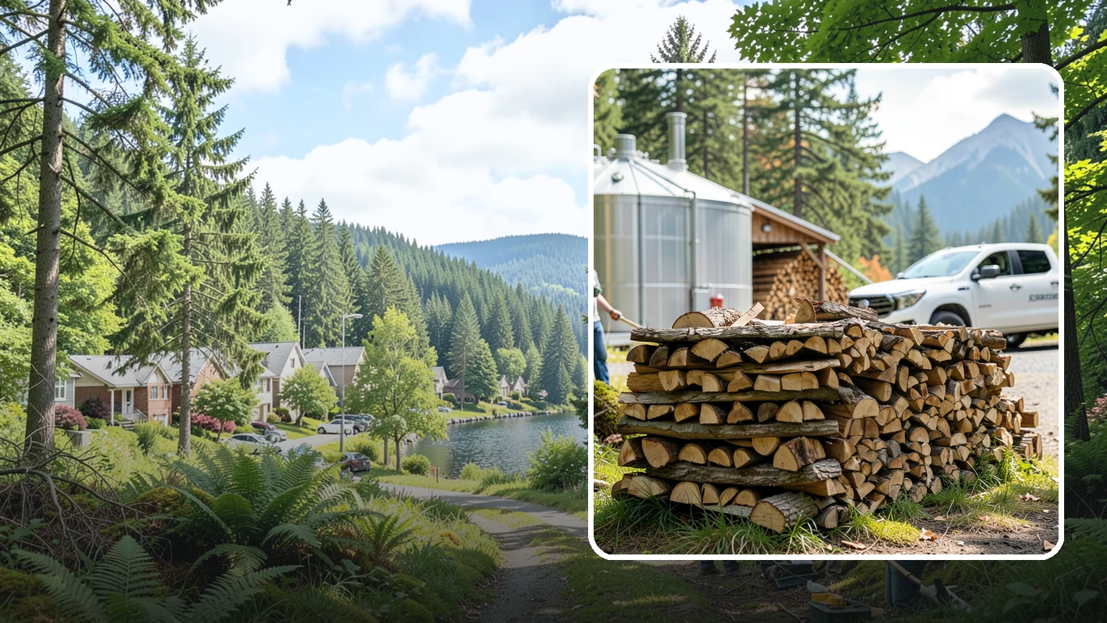 Brewery Firewood in Lake Forest Park, King County, WA - We provide Pacific Northwest breweries and taprooms with seasoned firewood for patios, fire pits, and outdoor gathering spaces.