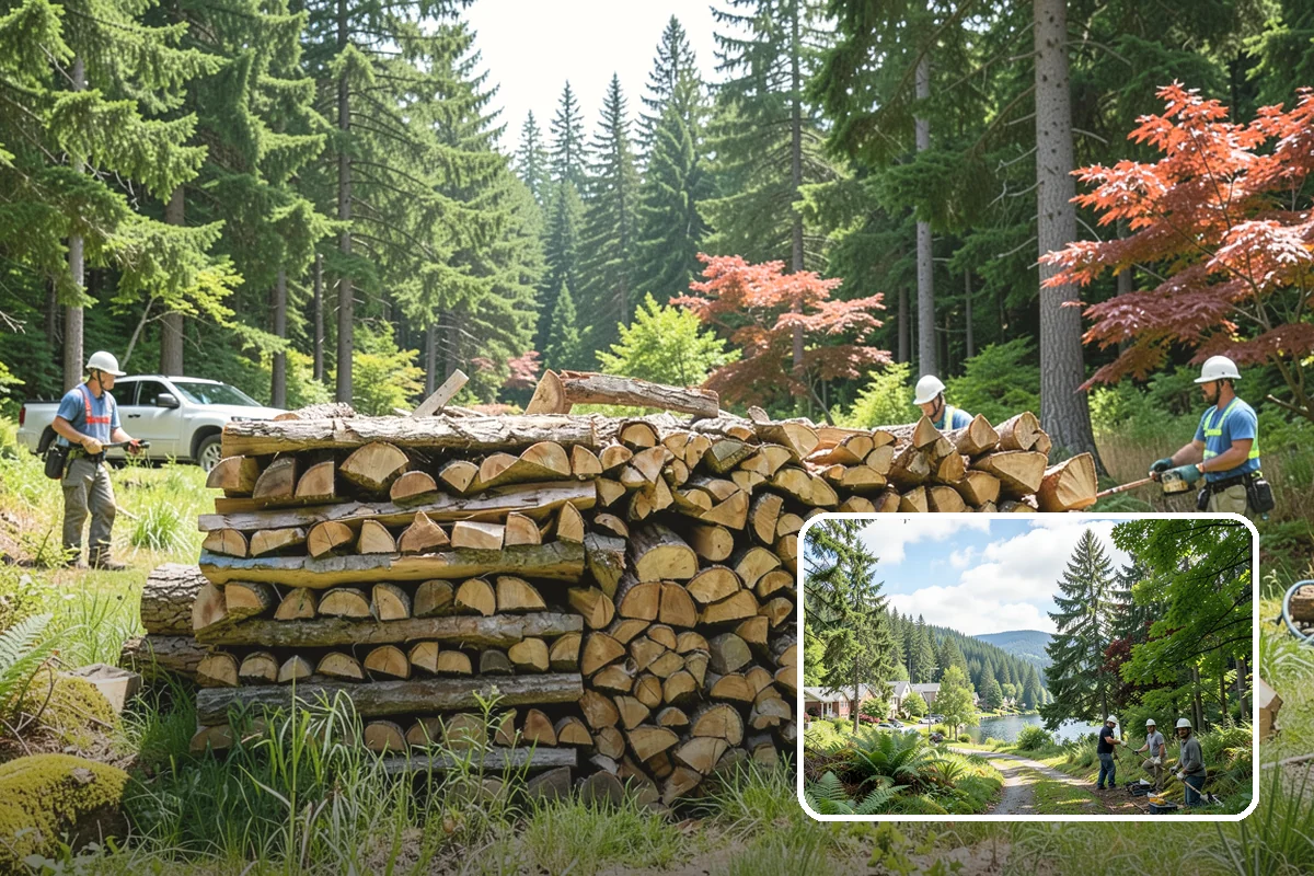Brewery Firewood in Lake Forest Park, King County, WA - Clean-burning wood that keeps patios busy in wet months