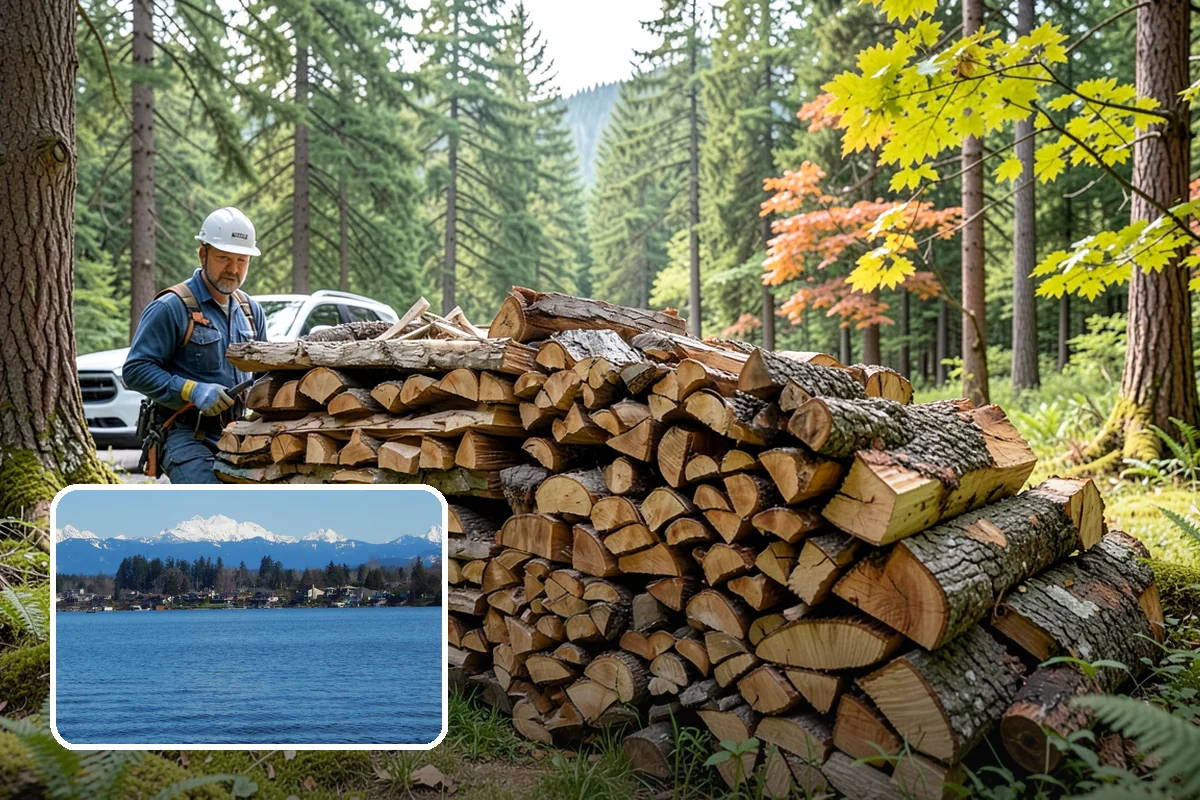 Brewery Firewood in Lake Stevens, Snohomish County, WA - Clean-burning wood that keeps patios busy in wet months