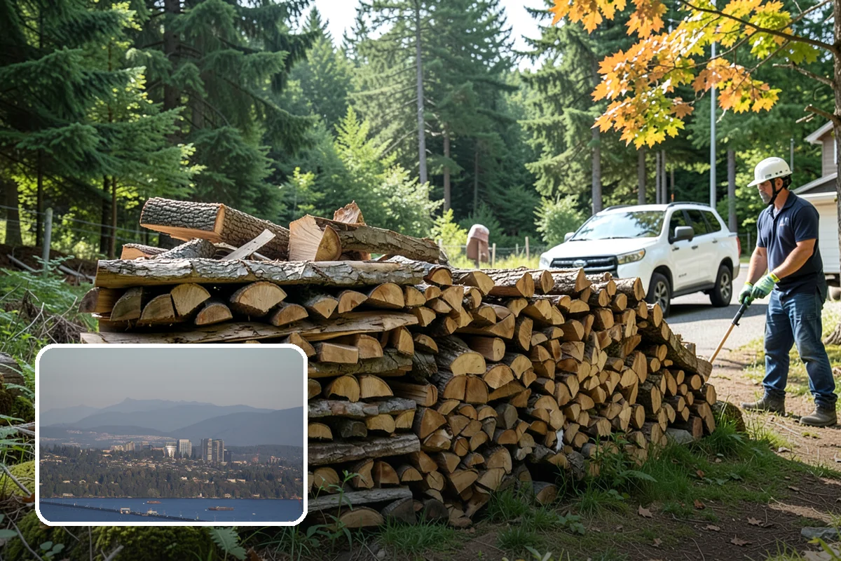 Brewery Firewood in Medina, King County, WA - Clean-burning wood that keeps patios busy in wet months