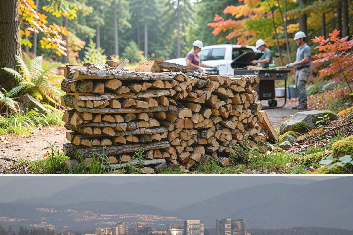 Brewery Firewood in Medina, King County, WA - Keep patios stocked through fall and winter when the fire pits keep guests outside.