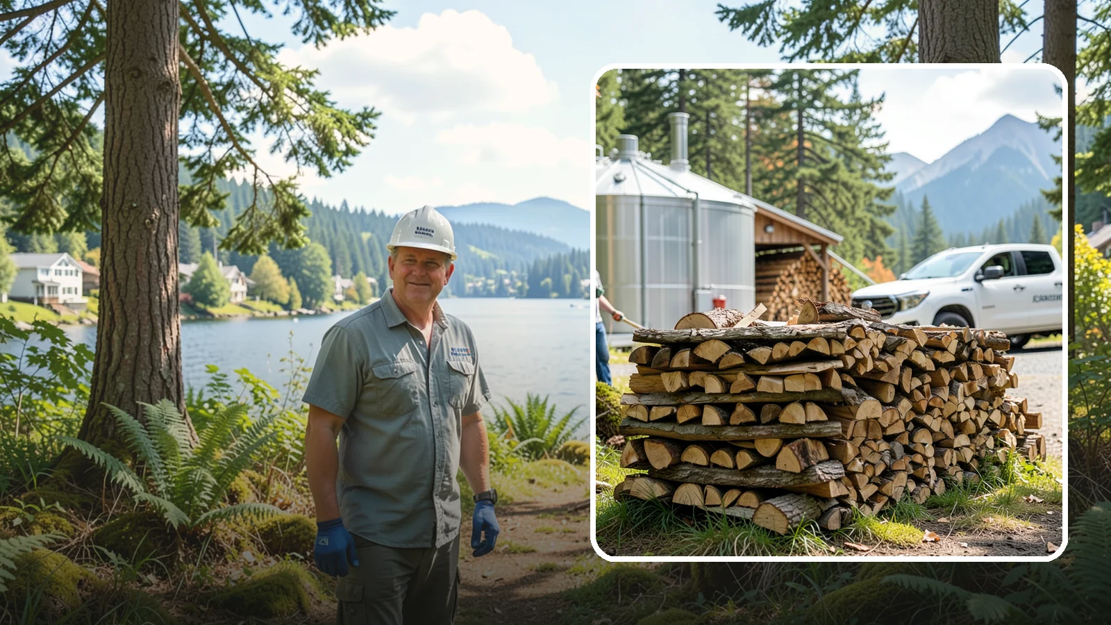 Brewery Firewood in Milton, King County, WA - We provide Pacific Northwest breweries and taprooms with seasoned firewood for patios, fire pits, and outdoor gathering spaces.