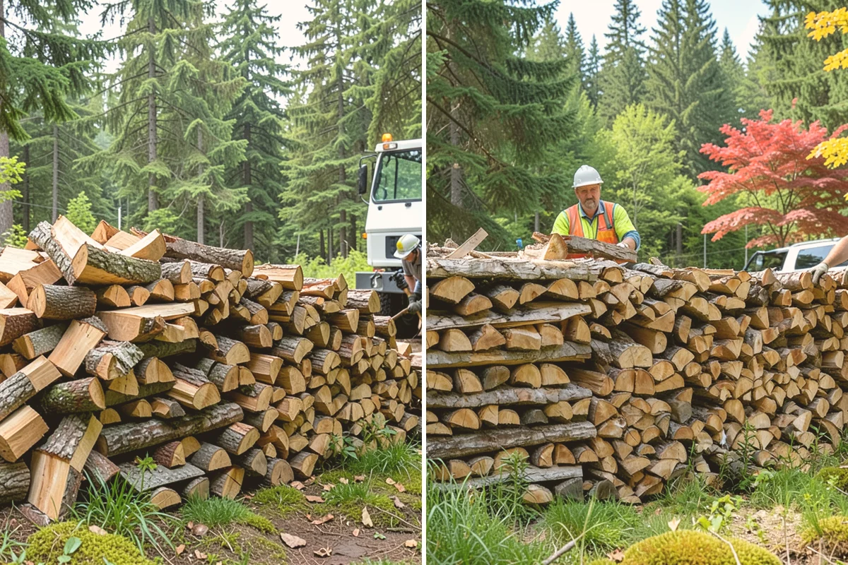 Brewery Firewood in Milton, King County, WA - Assess your patio fire features and burn volume