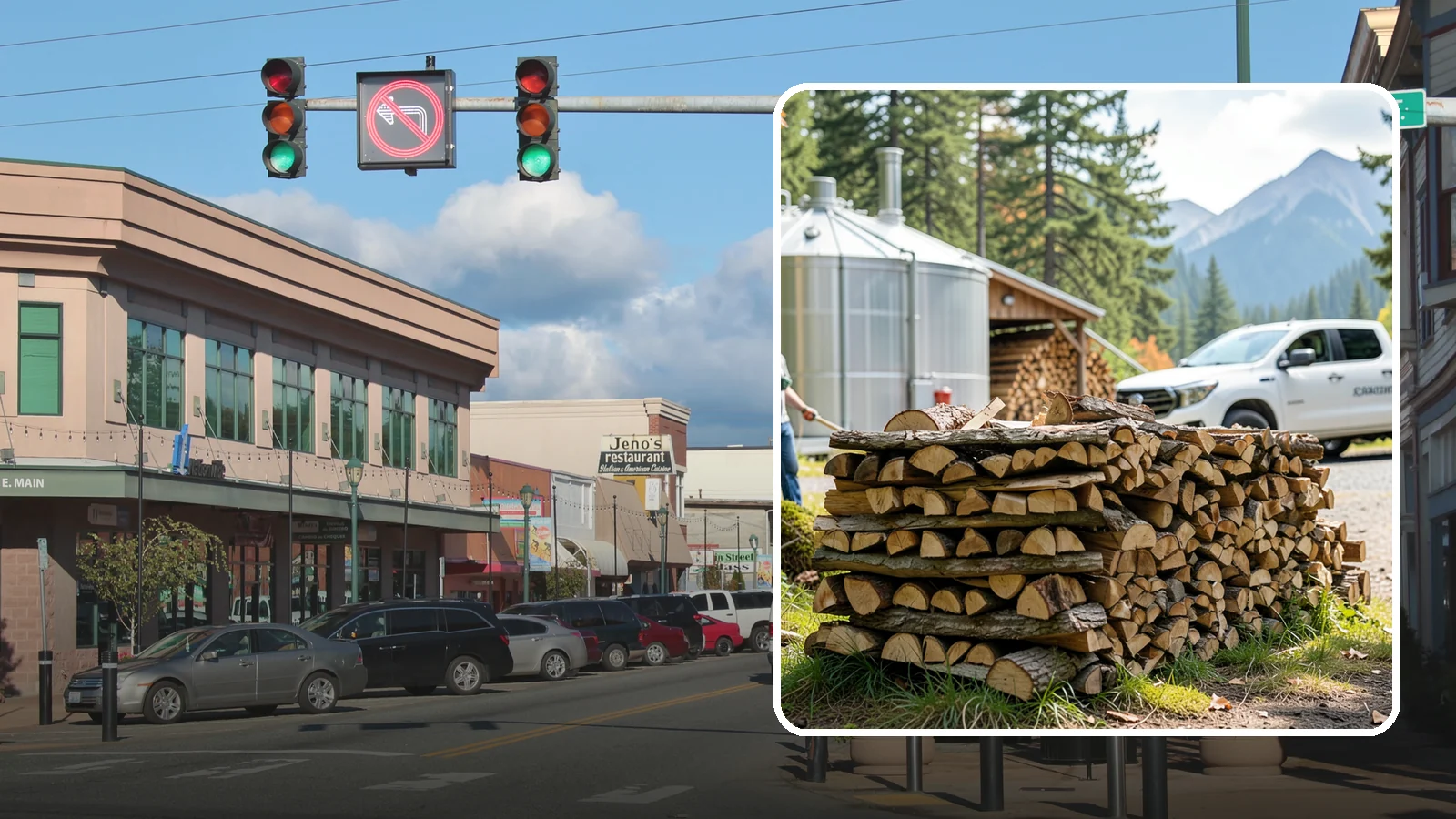Brewery Firewood in Monroe, Snohomish County, WA - We provide Pacific Northwest breweries and taprooms with seasoned firewood for patios, fire pits, and outdoor gathering spaces.