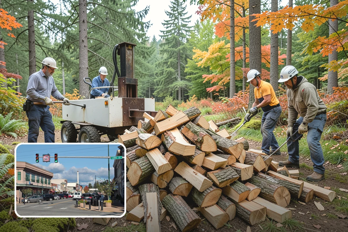 Brewery Firewood in Monroe, Snohomish County, WA - Clean-burning wood that keeps patios busy in wet months