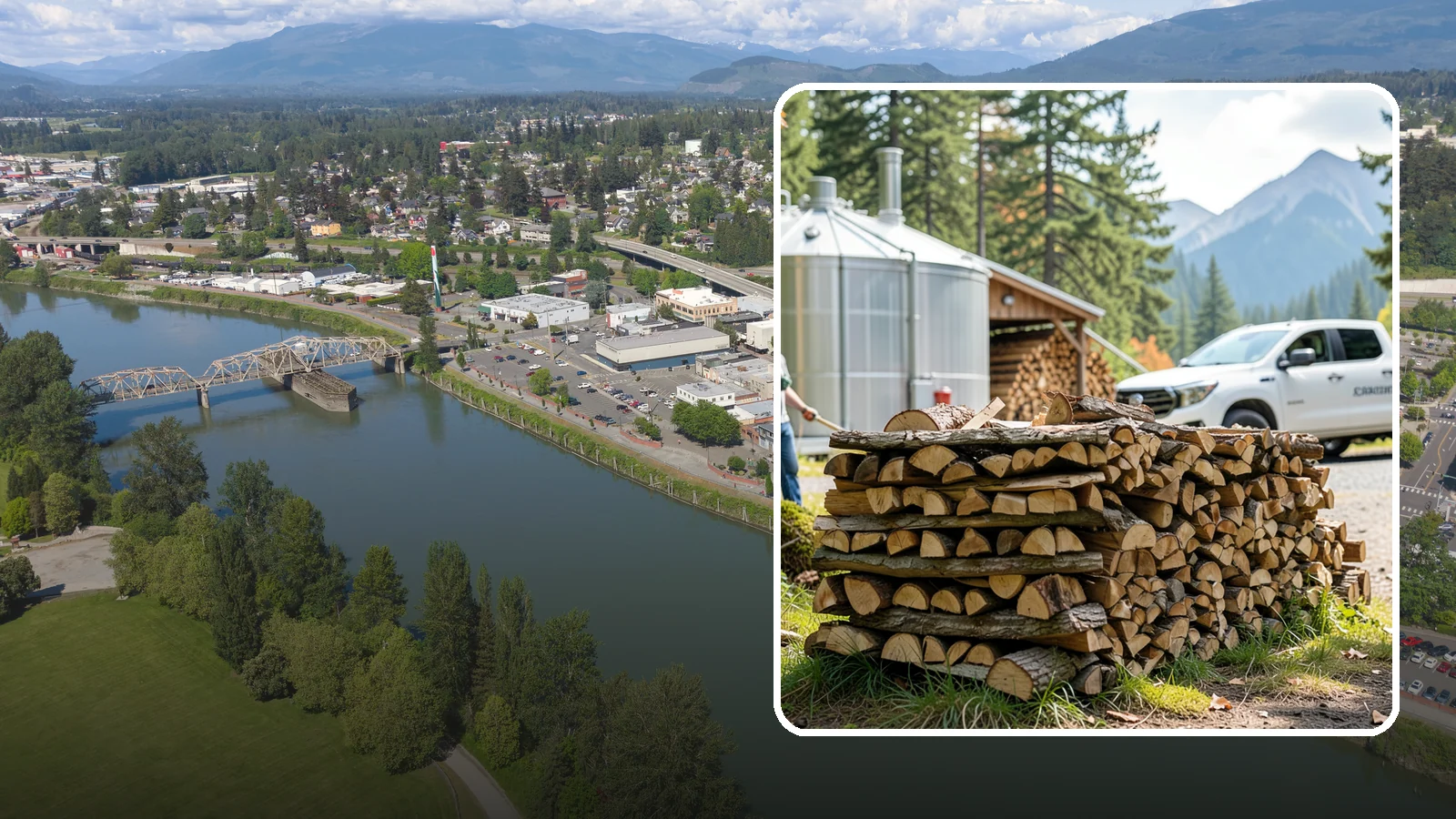 Brewery Firewood in Mount Vernon, Skagit County, WA - We provide Pacific Northwest breweries and taprooms with seasoned firewood for patios, fire pits, and outdoor gathering spaces.