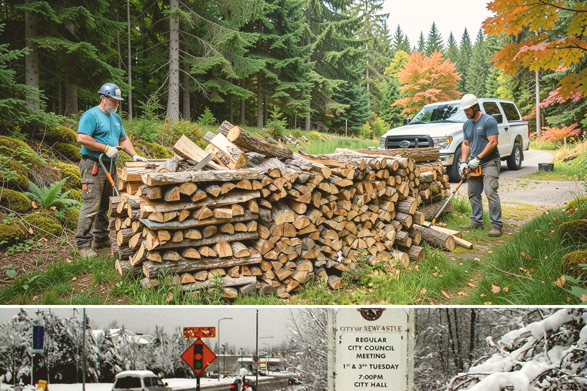 Brewery Firewood in Newcastle, King County, WA - Keep patios stocked through fall and winter when the fire pits keep guests outside.