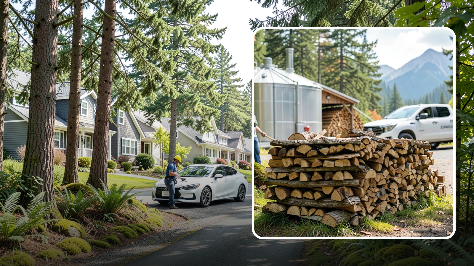 Brewery Firewood in Normandy Park, King County, WA - We provide Pacific Northwest breweries and taprooms with seasoned firewood for patios, fire pits, and outdoor gathering spaces.