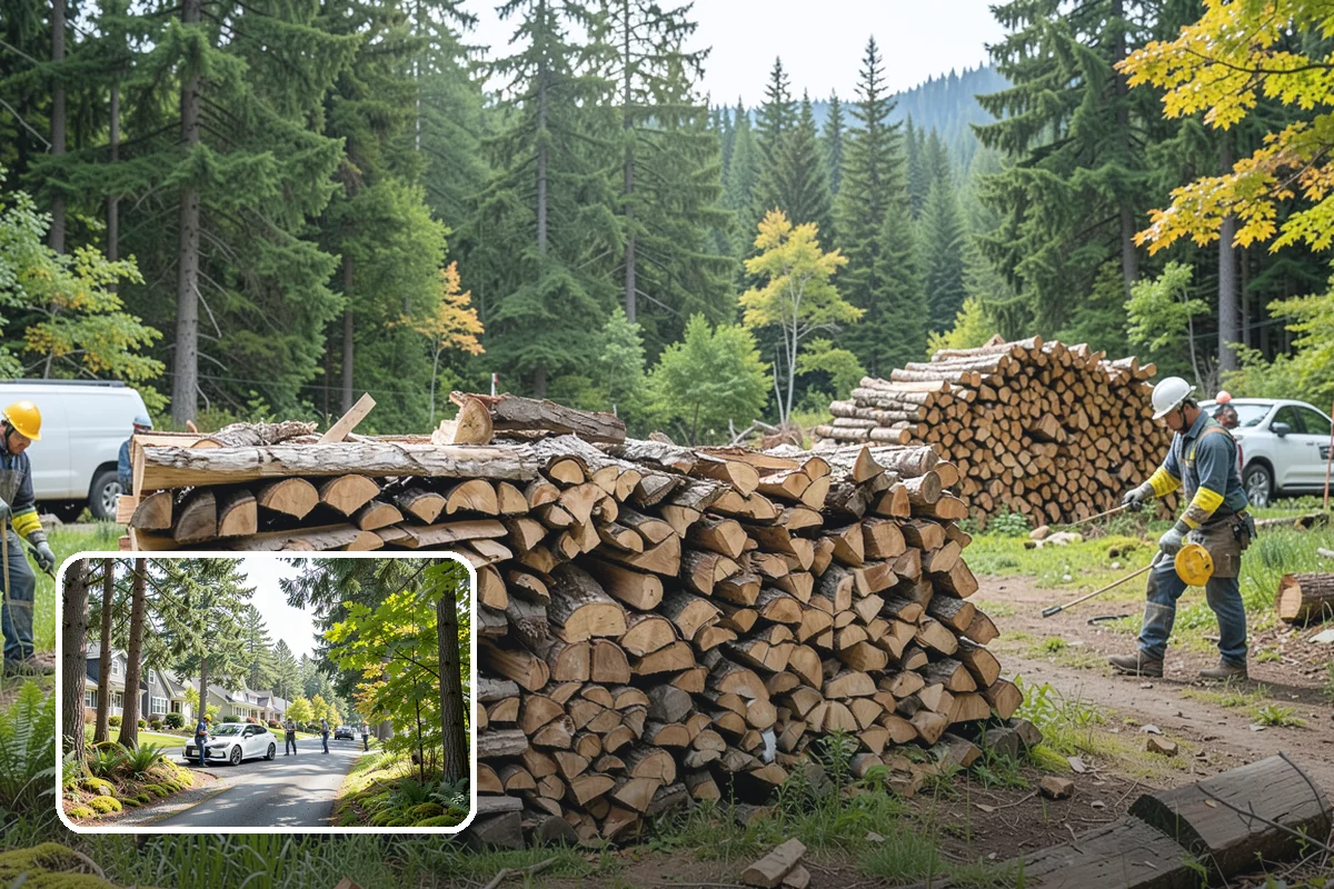 Brewery Firewood in Normandy Park, King County, WA - Clean-burning wood that keeps patios busy in wet months