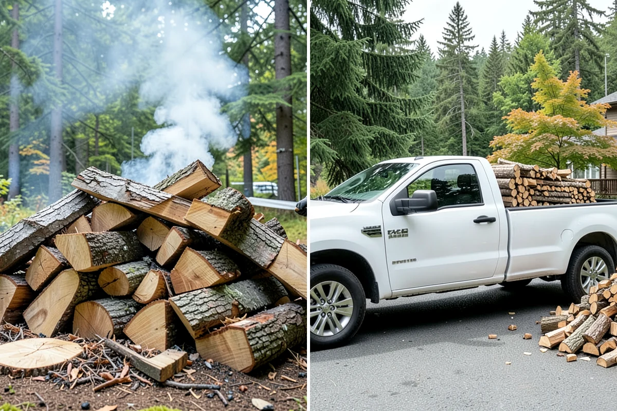 Brewery Firewood in Normandy Park, King County, WA - Assess your patio fire features and burn volume