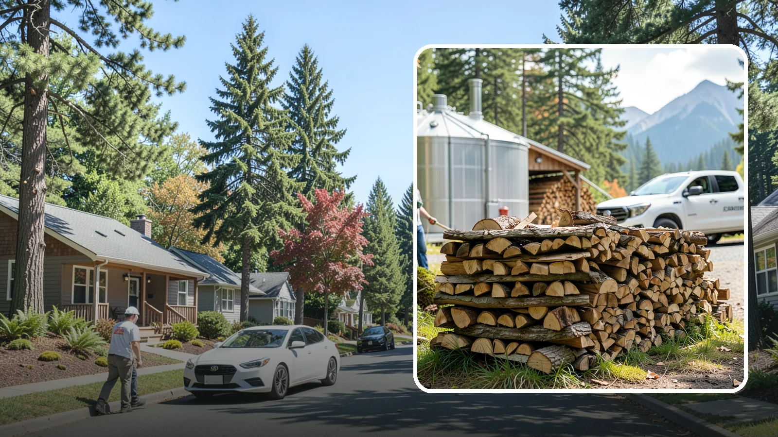 Brewery Firewood in Orting, Pierce County, WA - We provide Pacific Northwest breweries and taprooms with seasoned firewood for patios, fire pits, and outdoor gathering spaces.