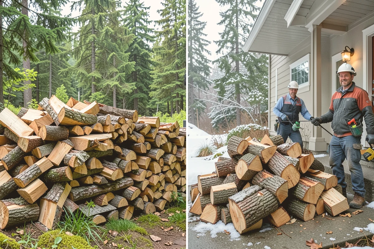 Brewery Firewood in Orting, Pierce County, WA - Assess your patio fire features and burn volume