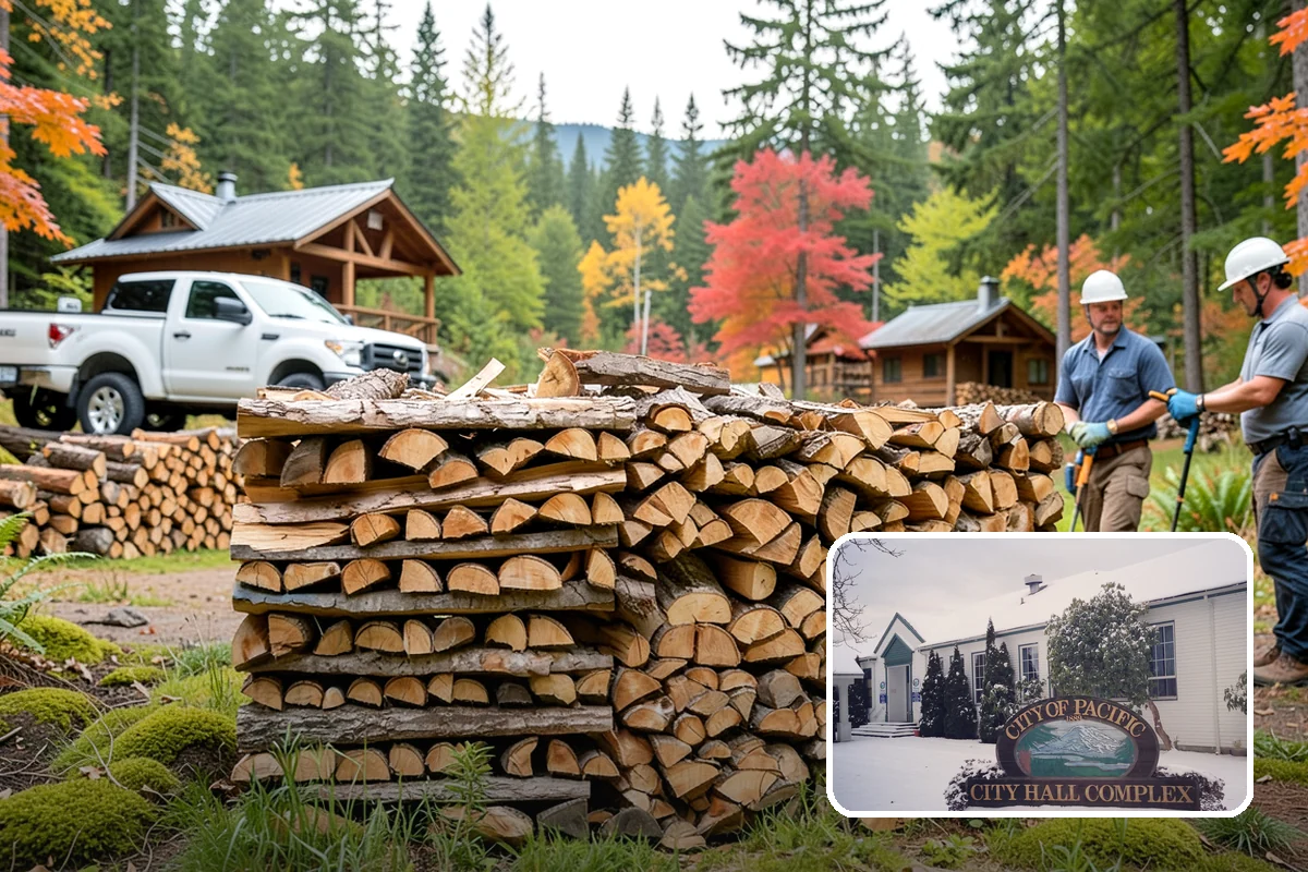 Brewery Firewood in Pacific, King County, WA - Clean-burning wood that keeps patios busy in wet months
