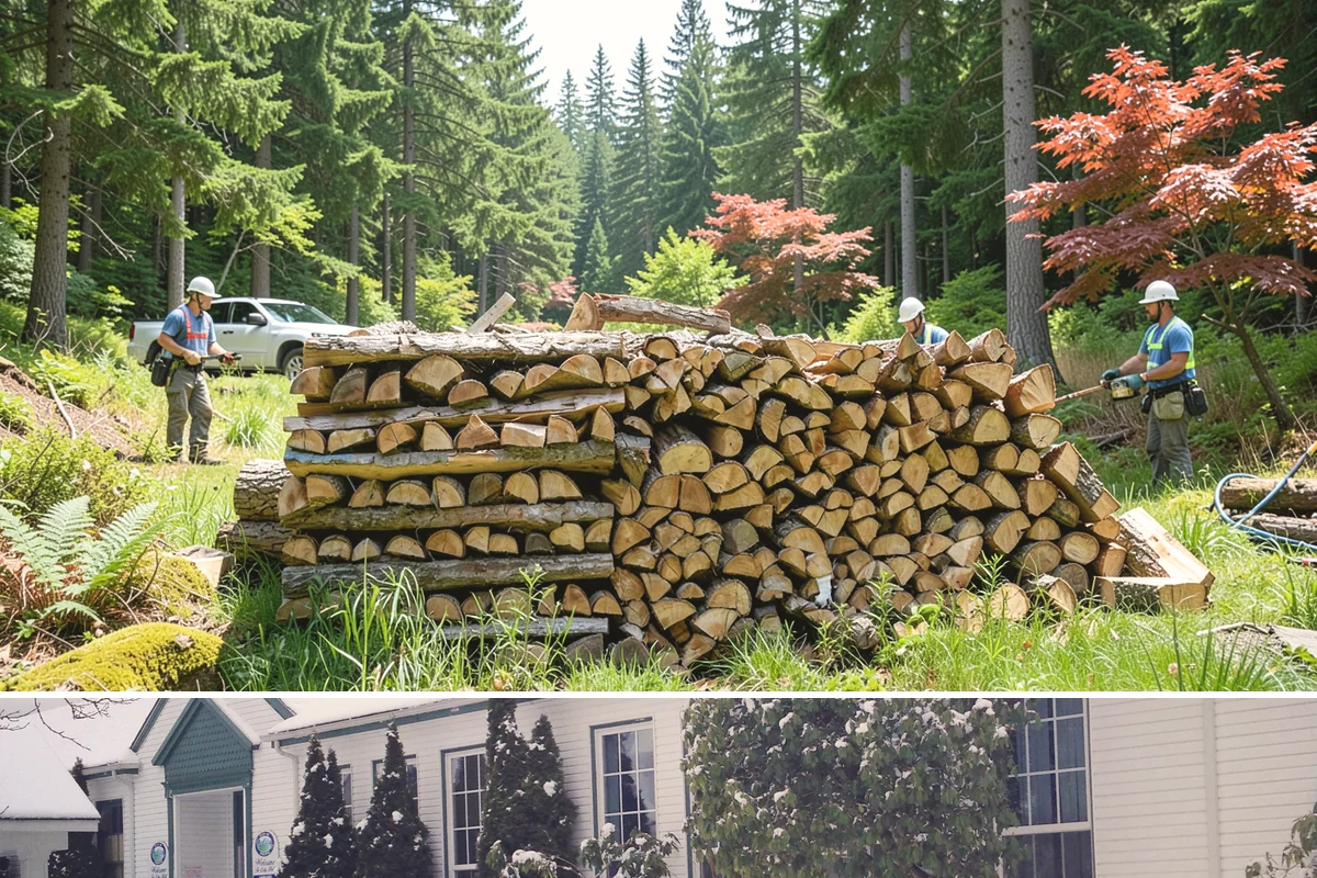 Brewery Firewood in Pacific, King County, WA - Keep patios stocked through fall and winter when the fire pits keep guests outside.