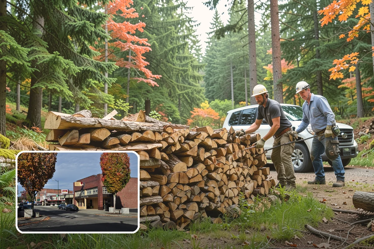 Brewery Firewood in Puyallup, Pierce County, WA - Clean-burning wood that keeps patios busy in wet months