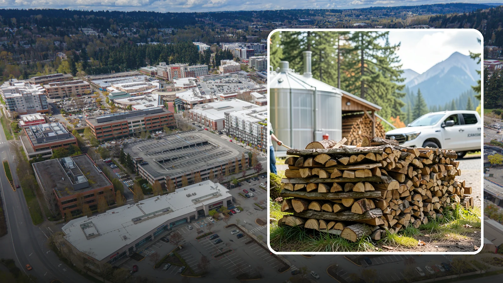 Brewery Firewood in Redmond, King County, WA - We provide Pacific Northwest breweries and taprooms with seasoned firewood for patios, fire pits, and outdoor gathering spaces.