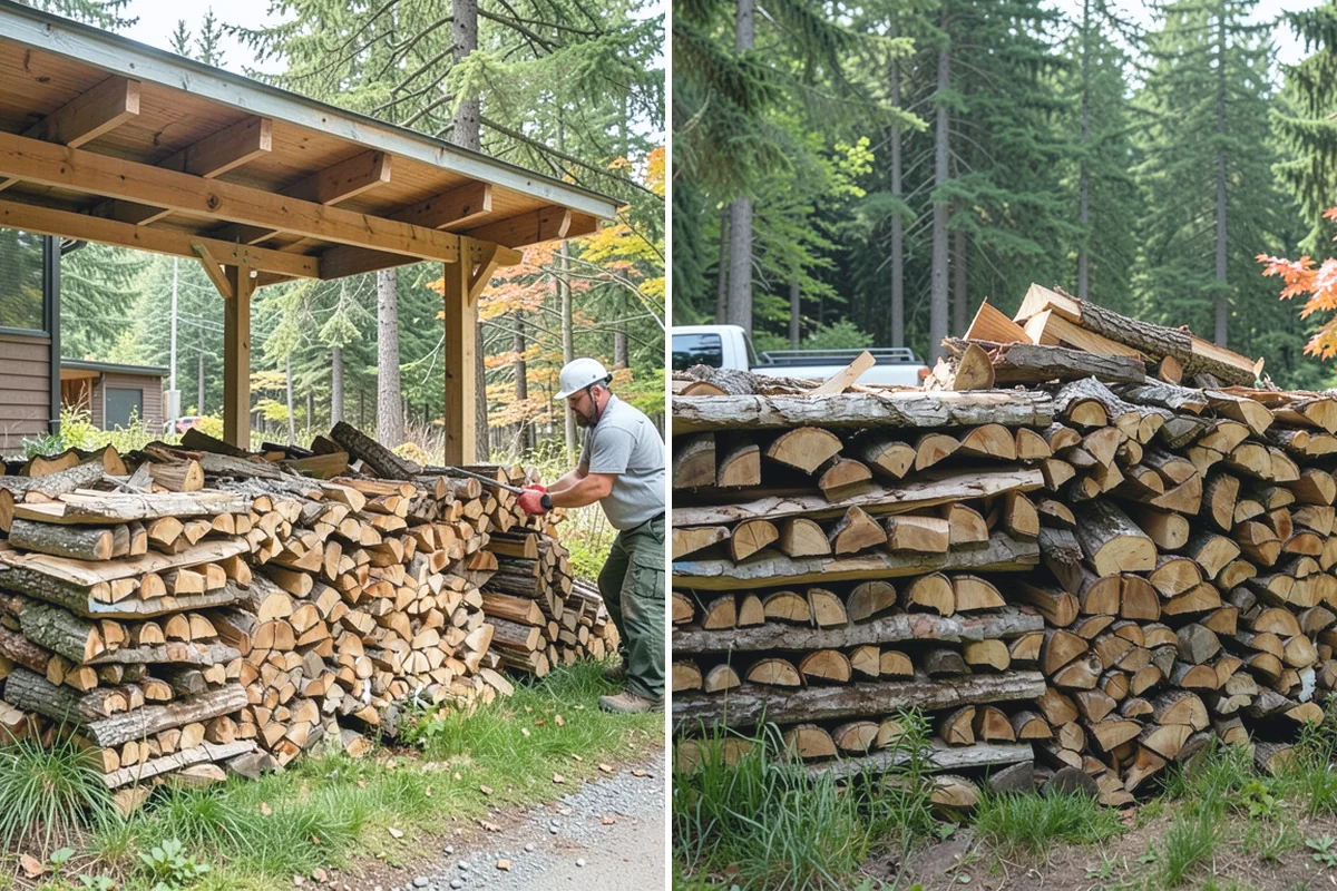 Brewery Firewood in Roy, Pierce County, WA - Assess your patio fire features and burn volume