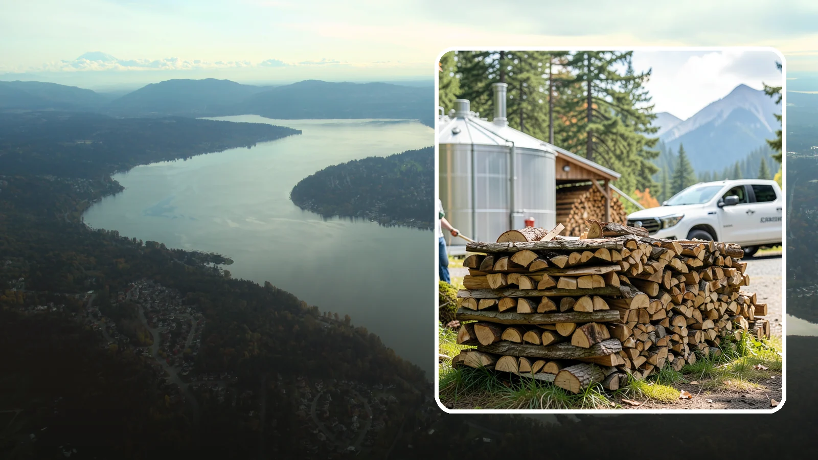 Brewery Firewood in Sammamish, King County, WA - We provide Pacific Northwest breweries and taprooms with seasoned firewood for patios, fire pits, and outdoor gathering spaces.