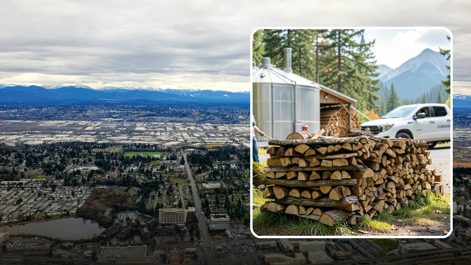 Brewery Firewood in SeaTac, King County, WA - We provide Pacific Northwest breweries and taprooms with seasoned firewood for patios, fire pits, and outdoor gathering spaces.
