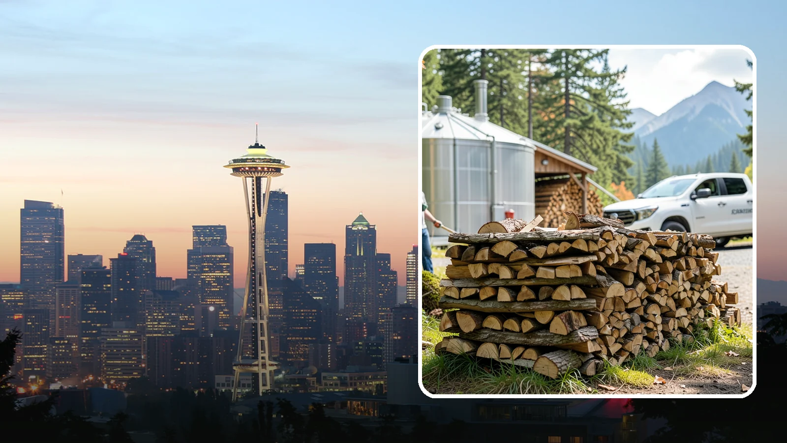 Brewery Firewood in Seattle, King County, WA - We provide Pacific Northwest breweries and taprooms with seasoned firewood for patios, fire pits, and outdoor gathering spaces.