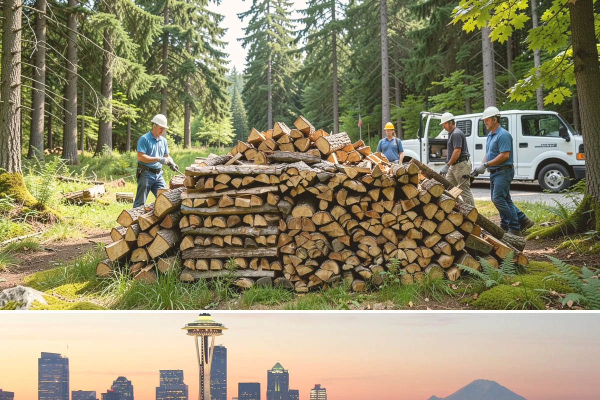 Brewery Firewood in Seattle, King County, WA - Keep patios stocked through fall and winter when the fire pits keep guests outside.