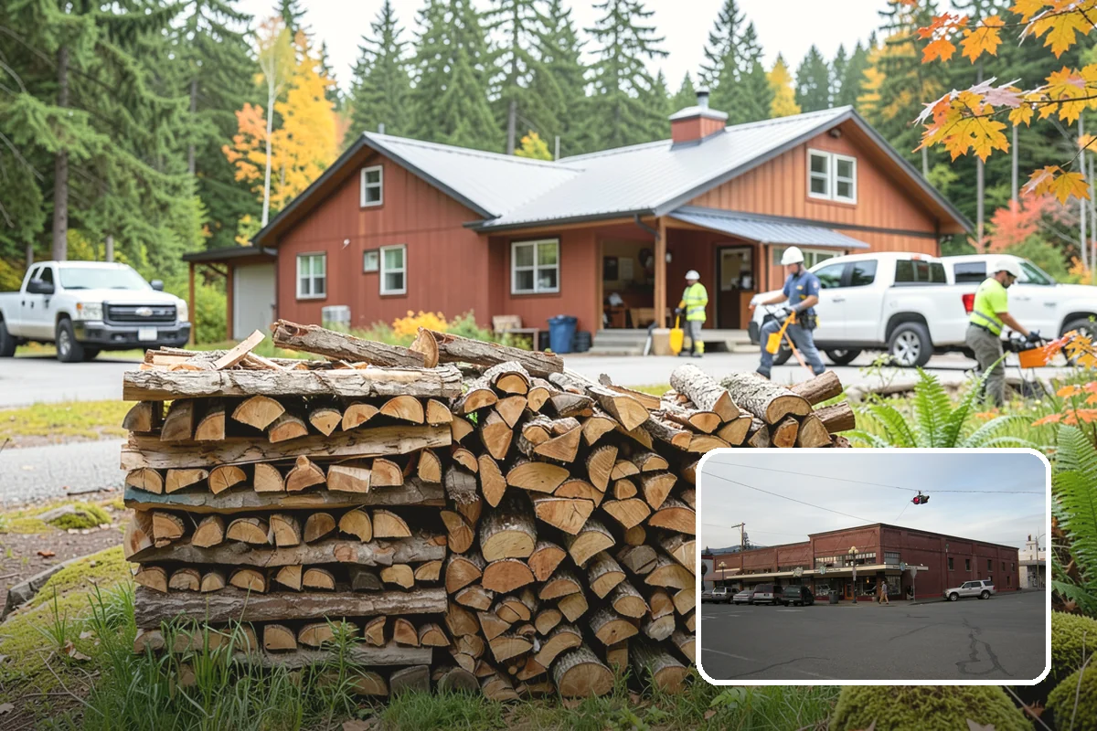 Brewery Firewood in Sedro-Woolley, Skagit County, WA - Clean-burning wood that keeps patios busy in wet months