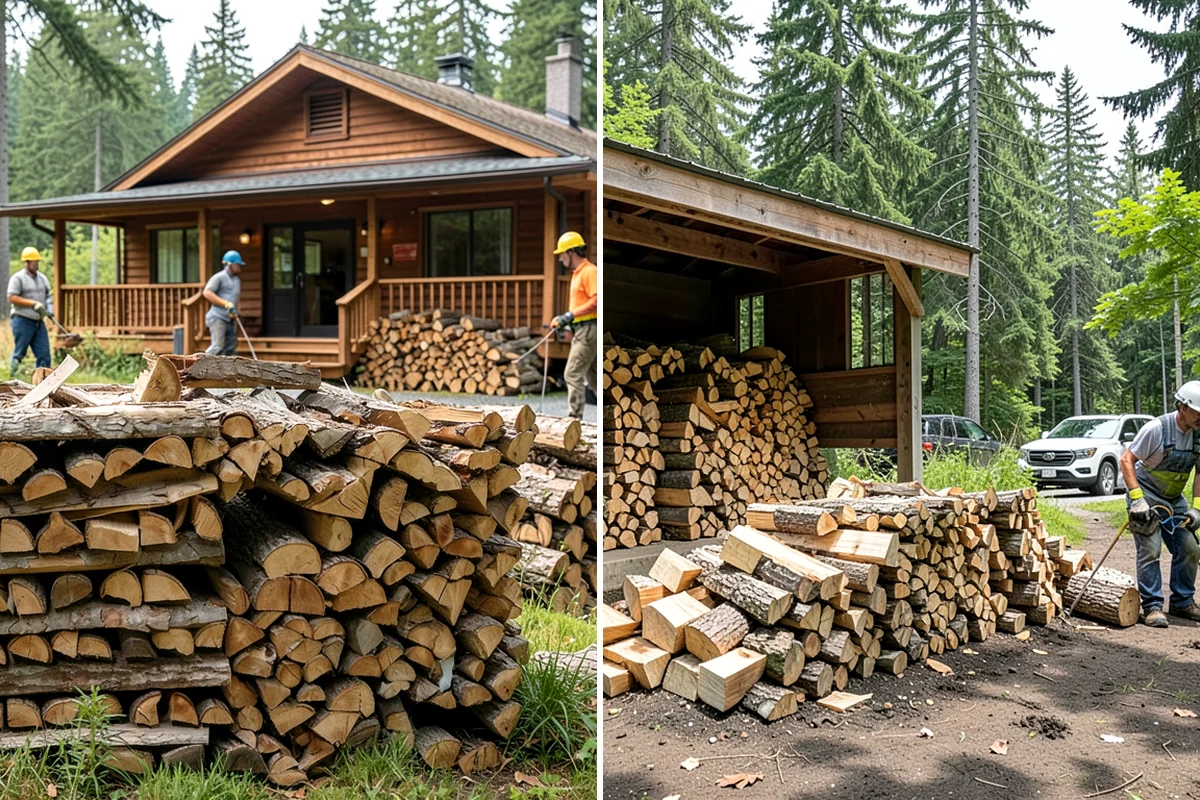 Brewery Firewood in Shoreline, King County, WA - Assess your patio fire features and burn volume