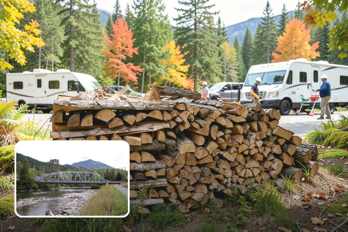 Brewery Firewood in Skykomish, King County, WA - Clean-burning wood that keeps patios busy in wet months