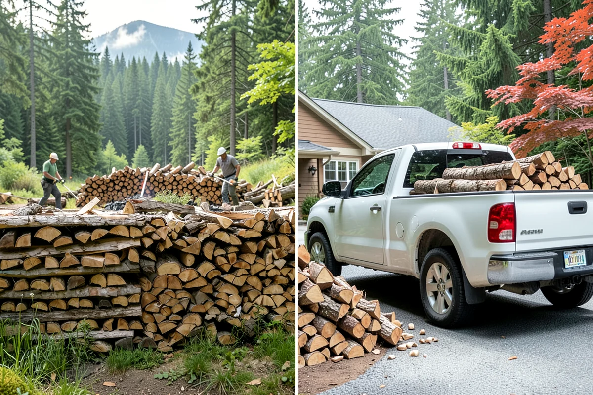Brewery Firewood in Snoqualmie, King County, WA - Assess your patio fire features and burn volume