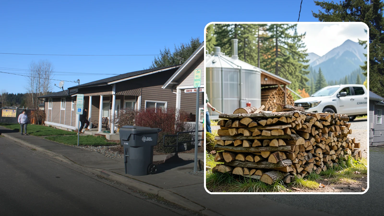 Brewery Firewood in South Prairie, Pierce County, WA - We provide Pacific Northwest breweries and taprooms with seasoned firewood for patios, fire pits, and outdoor gathering spaces.