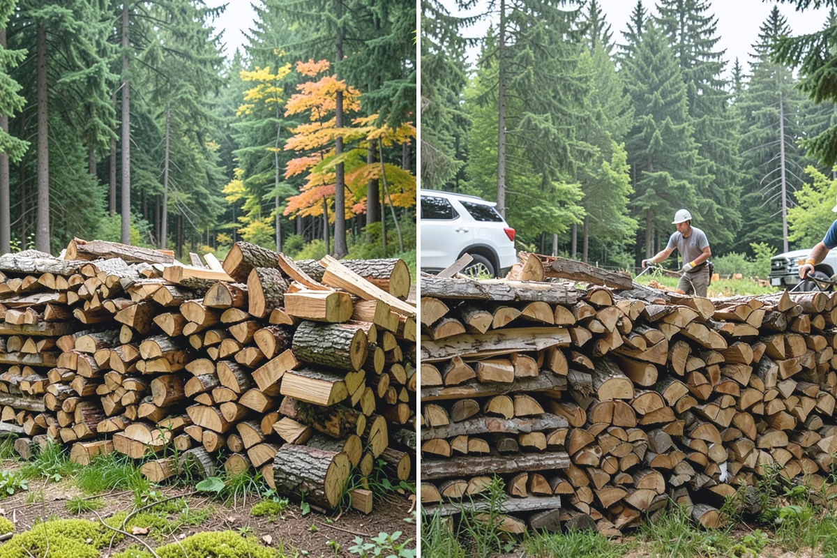 Brewery Firewood in South Prairie, Pierce County, WA - Assess your patio fire features and burn volume