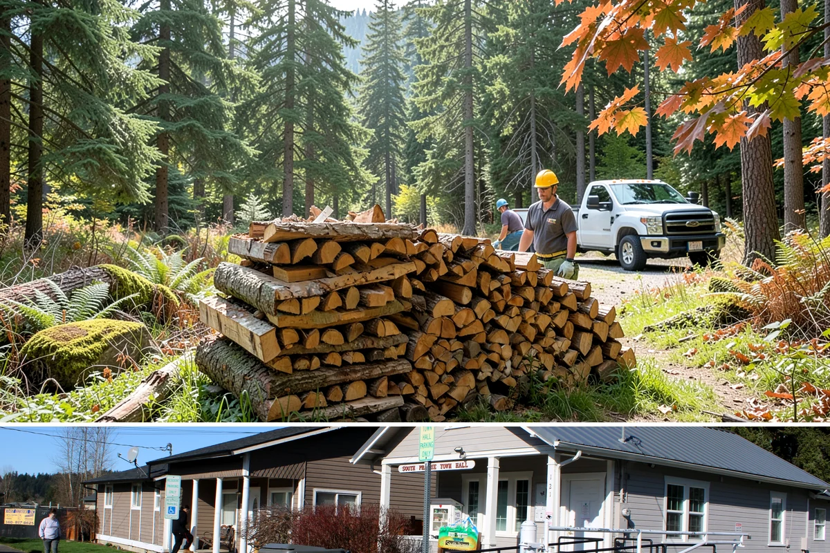 Brewery Firewood in South Prairie, Pierce County, WA - Keep patios stocked through fall and winter when the fire pits keep guests outside.