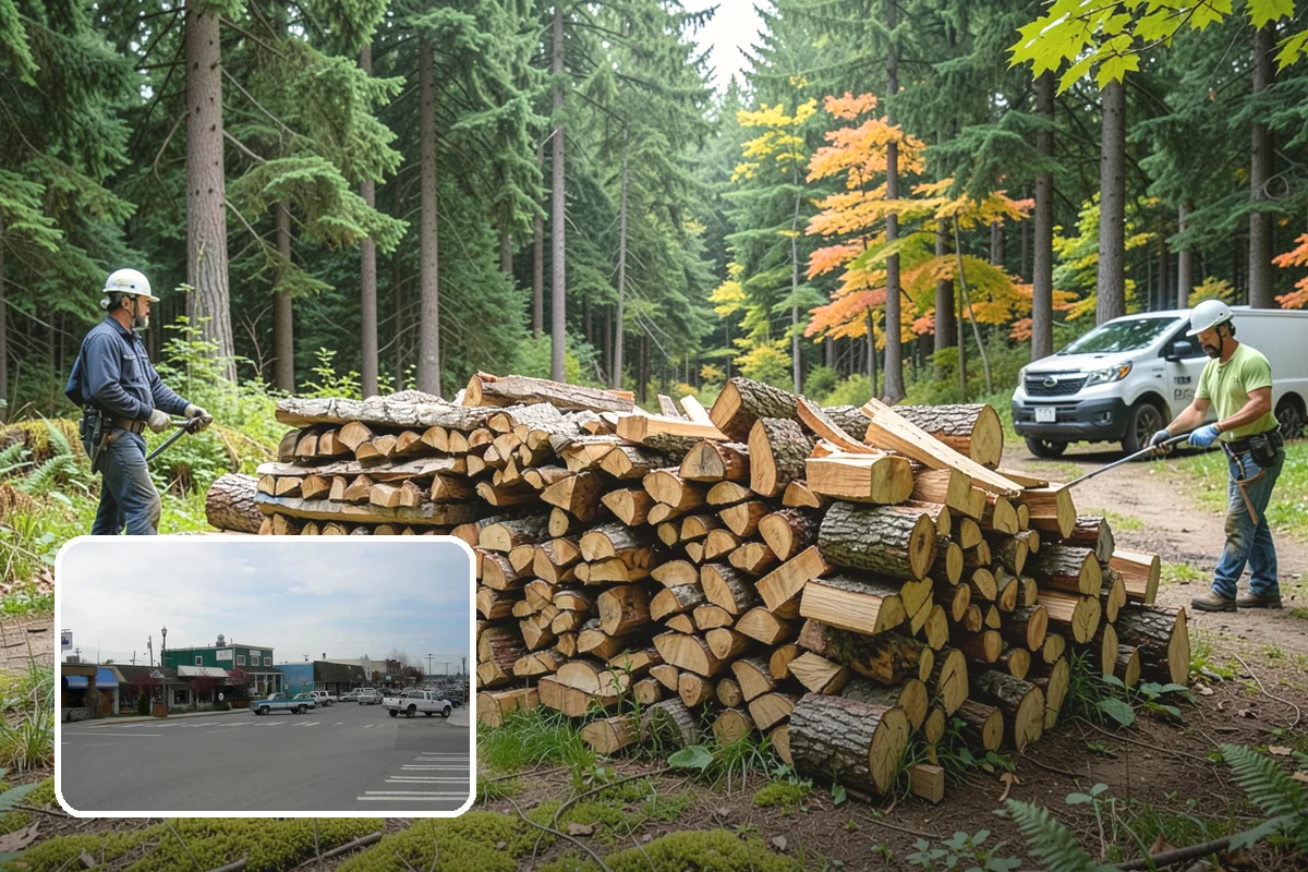 Brewery Firewood in Stanwood, Snohomish County, WA - Clean-burning wood that keeps patios busy in wet months