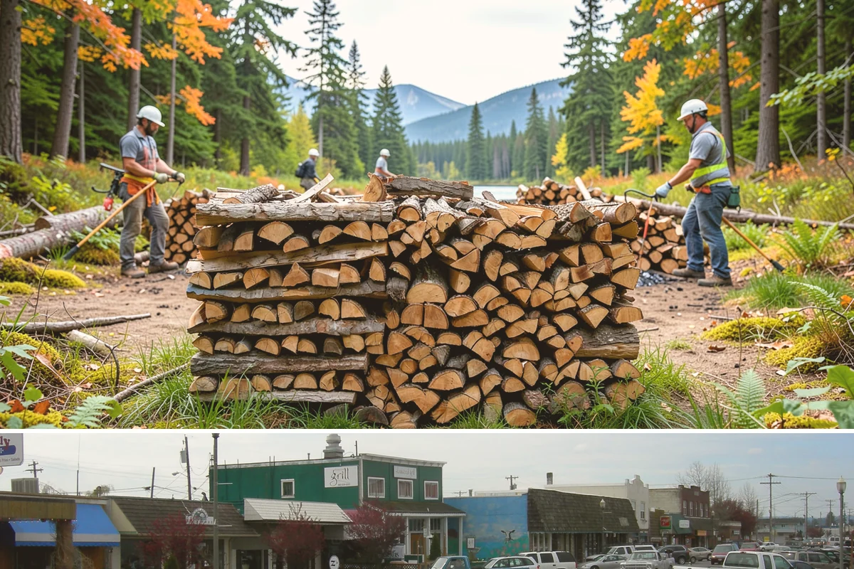 Brewery Firewood in Stanwood, Snohomish County, WA - Keep patios stocked through fall and winter when the fire pits keep guests outside.