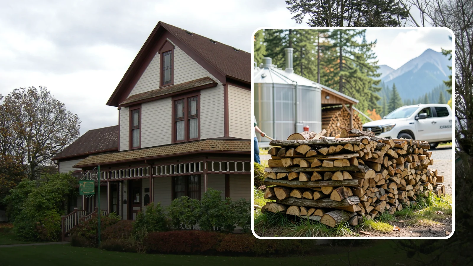 Brewery Firewood in Sumner, Pierce County, WA - We provide Pacific Northwest breweries and taprooms with seasoned firewood for patios, fire pits, and outdoor gathering spaces.
