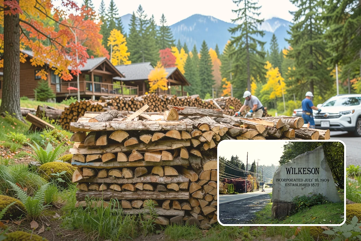 Brewery Firewood in Wilkeson, Pierce County, WA - Clean-burning wood that keeps patios busy in wet months