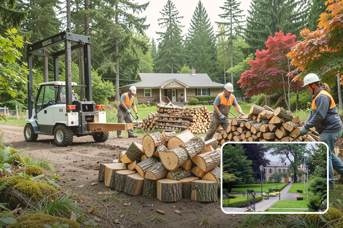 Brewery Firewood in Woodinville, King County, WA - Clean-burning wood that keeps patios busy in wet months
