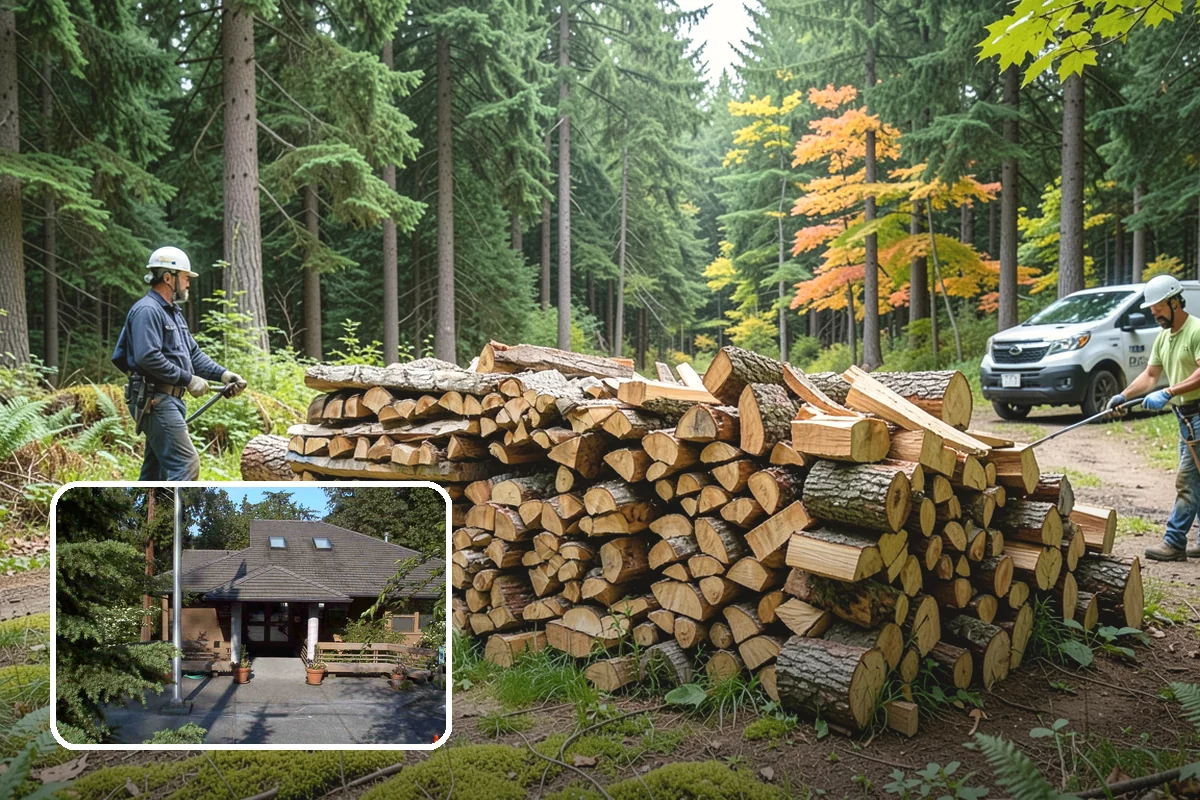 Brewery Firewood in Yarrow Point, King County, WA - Clean-burning wood that keeps patios busy in wet months