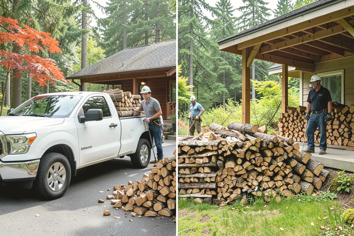 Brewery Firewood in Yarrow Point, King County, WA - Assess your patio fire features and burn volume