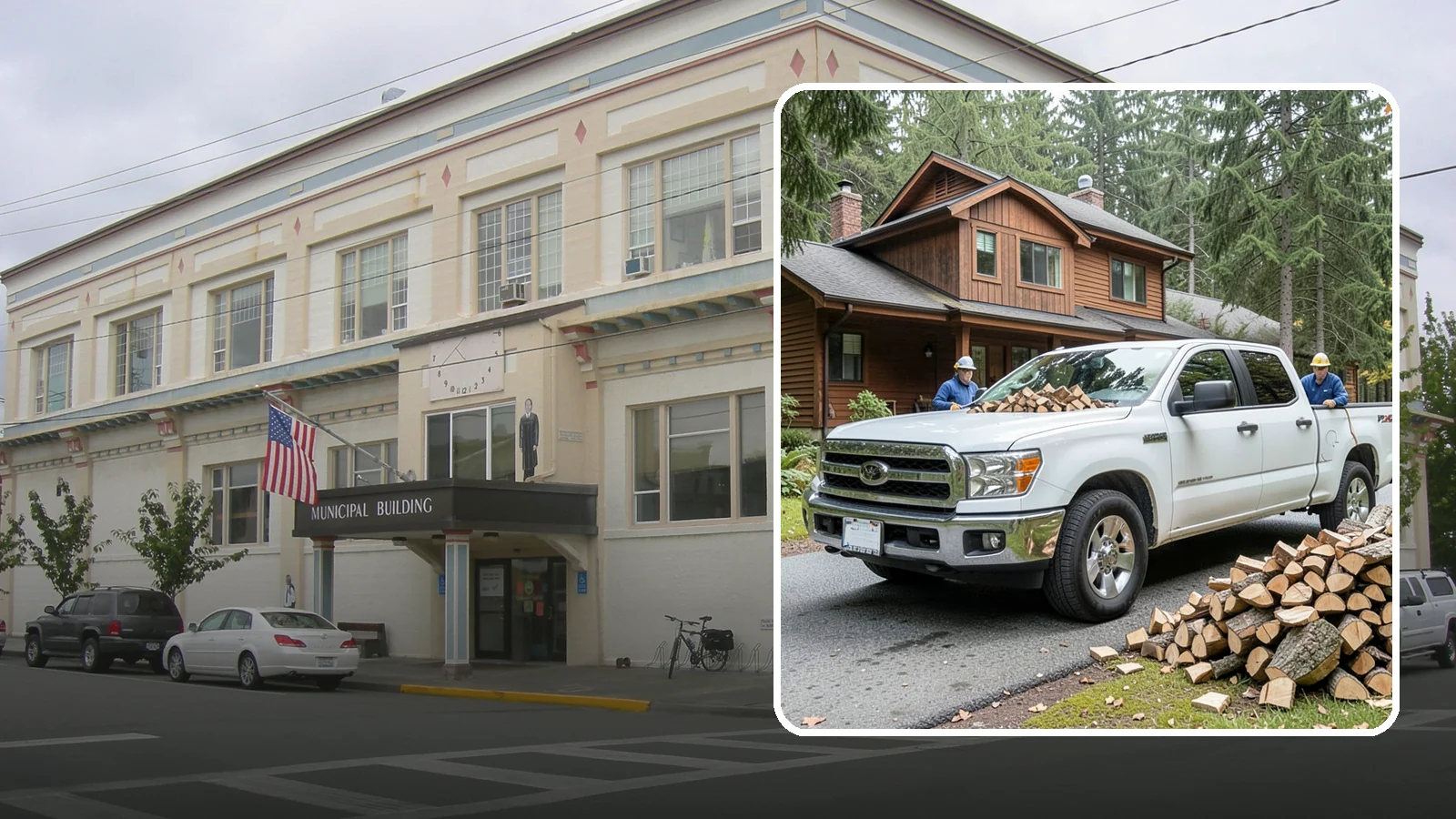 Bulk Delivery in Anacortes, Skagit County, WA - Large-volume firewood delivered in a single load for homes and heavy users.