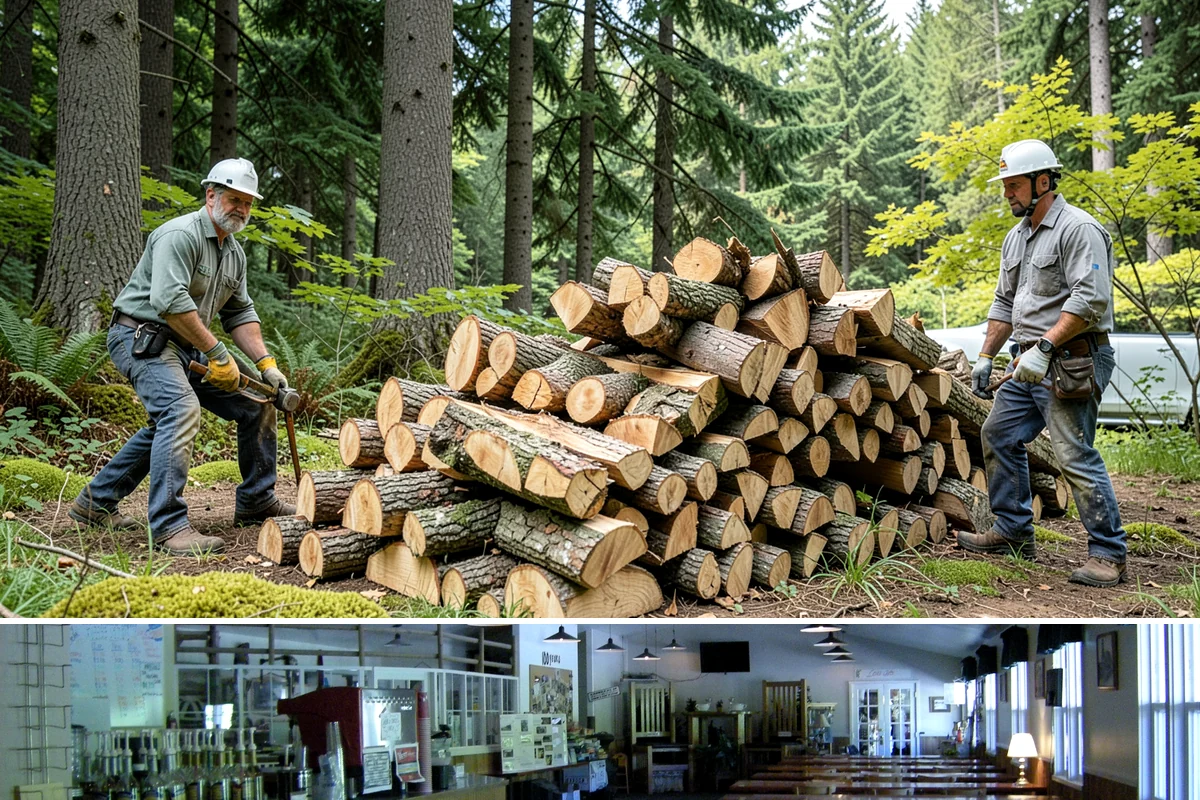 Bulk Delivery in Black Diamond, King County, WA - Best purchased in summer or early fall to secure a full season's supply.