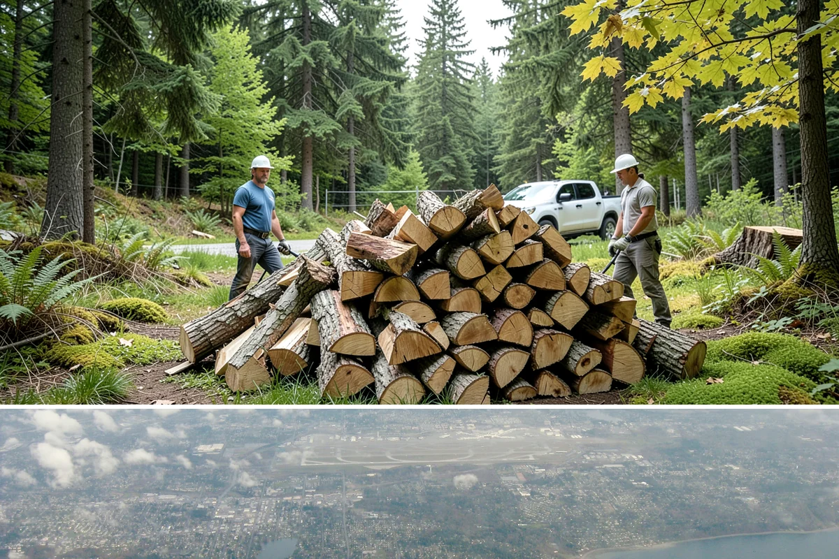 Bulk Delivery in Burien, King County, WA - Best purchased in summer or early fall to secure a full season's supply.